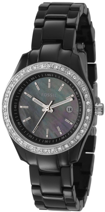 Correa de reloj Fossil ES2436 Plástico Negro 14mm